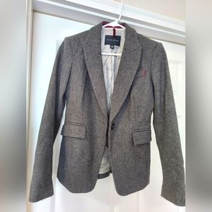 BANANA REPUBLIC, Blazer, felted grey, lined, Size 2